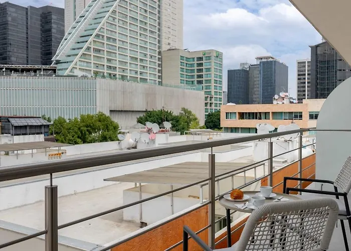 Apartamento 406 Capitalia Modern 1br With Rooftop Jacuzzi And Gym México DF
