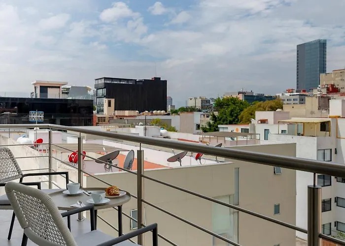 Apartamento 406 Capitalia Modern 1br With Rooftop Jacuzzi And Gym