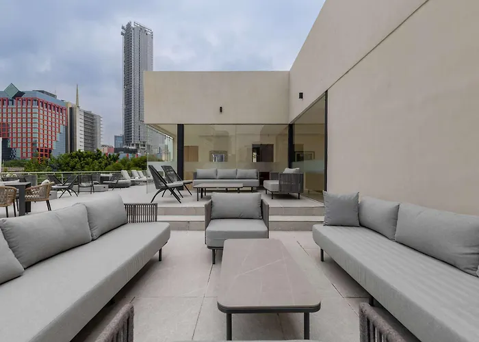 Apartamento 406 Capitalia Modern 1br With Rooftop Jacuzzi And Gym *