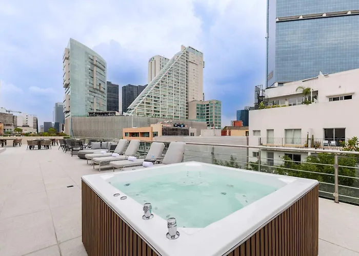 Apartamento 406 Capitalia Modern 1br With Rooftop Jacuzzi And Gym México DF